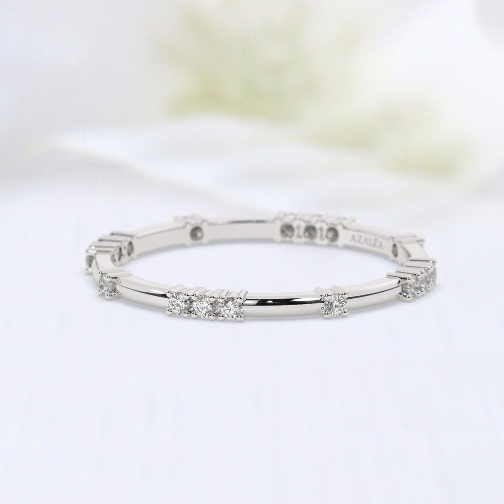 Round Diamond Eternity Band