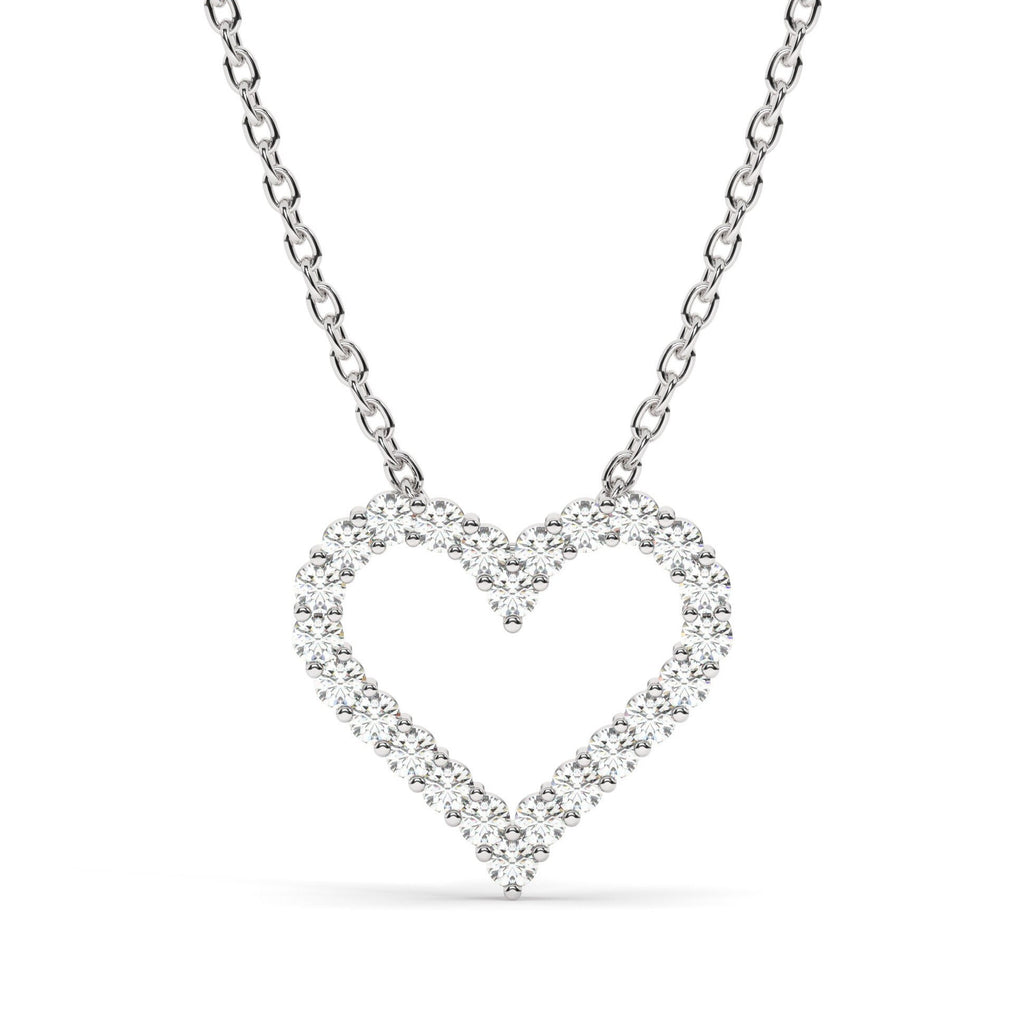 0.50 ct Diamond Heart Necklace