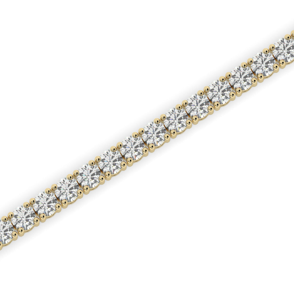 14k Classic 4 Prong Diamond Bracelet / 1 - 4 CT Diamond Tennis Bracelet /