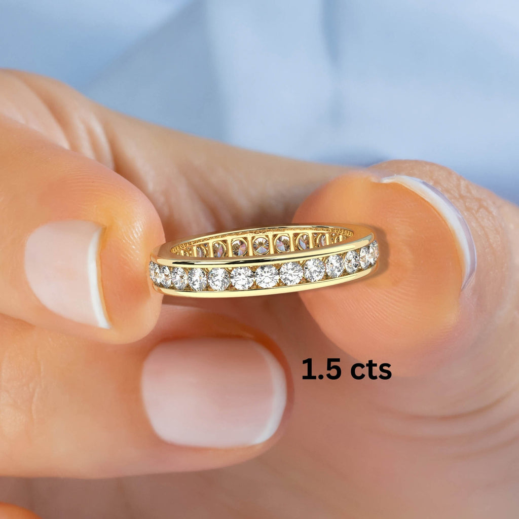 0.50 - 1.5 CT Channel Set Eternity Band