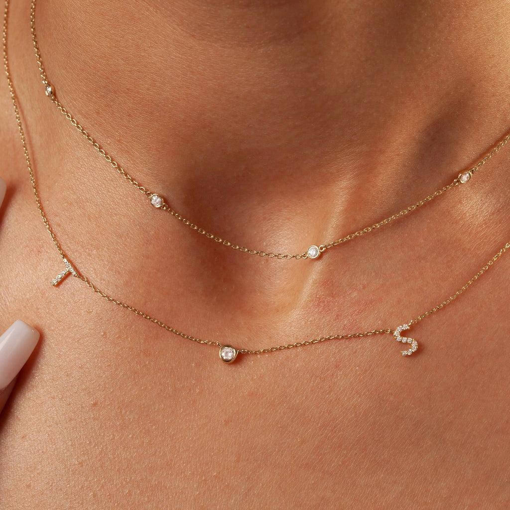 0.35 - 2 CT Diamond By The Yard Necklace