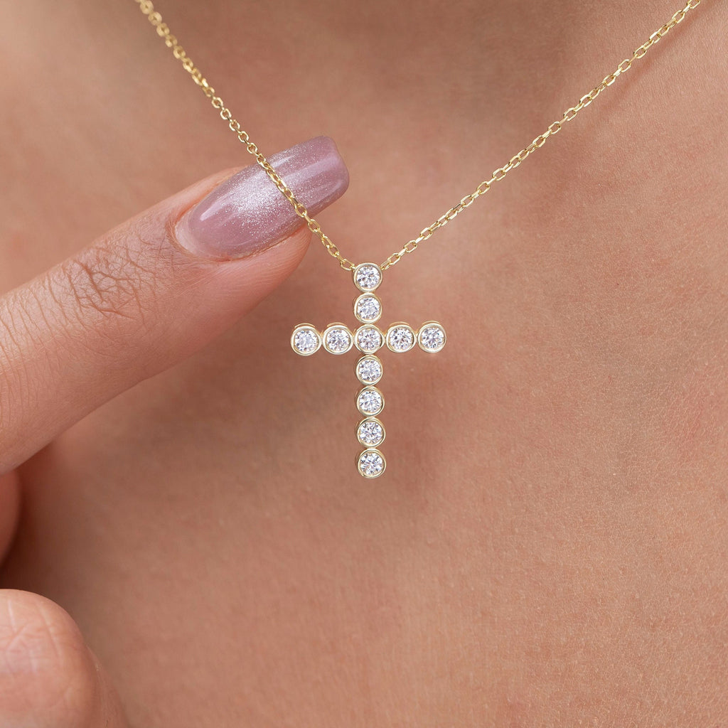 Diamond Cross Necklace