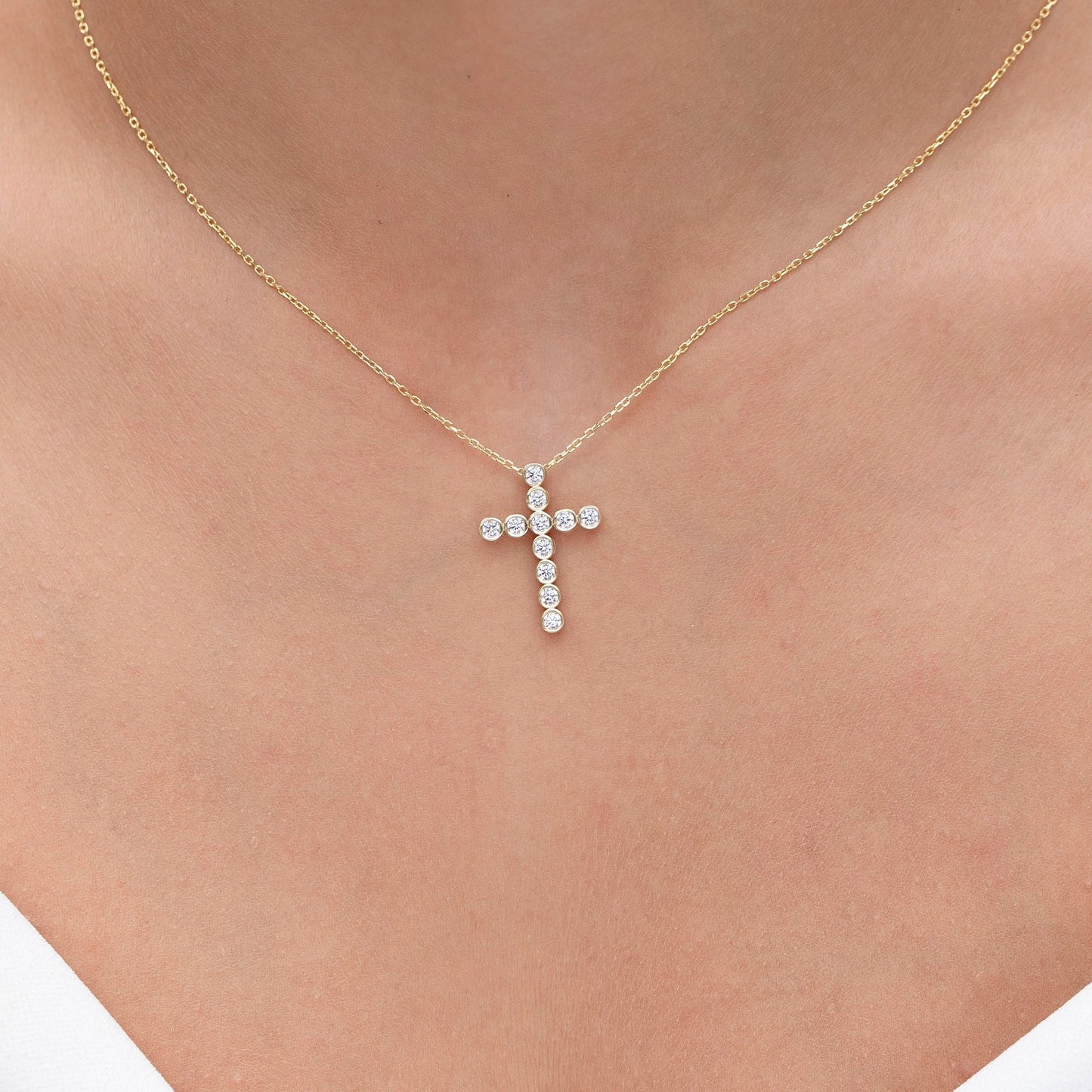Diamond Cross Necklace