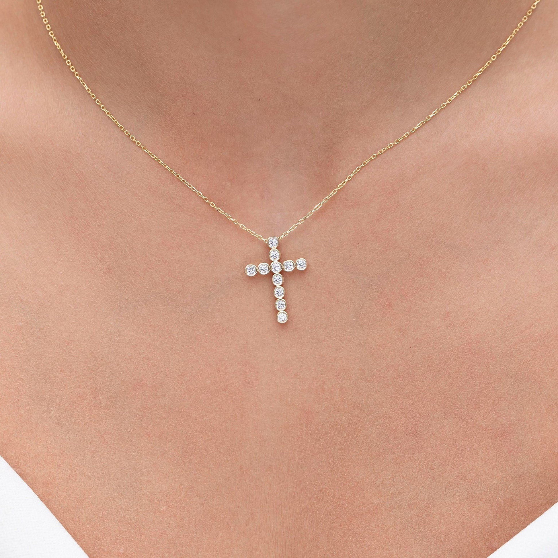 Diamond Cross Necklace