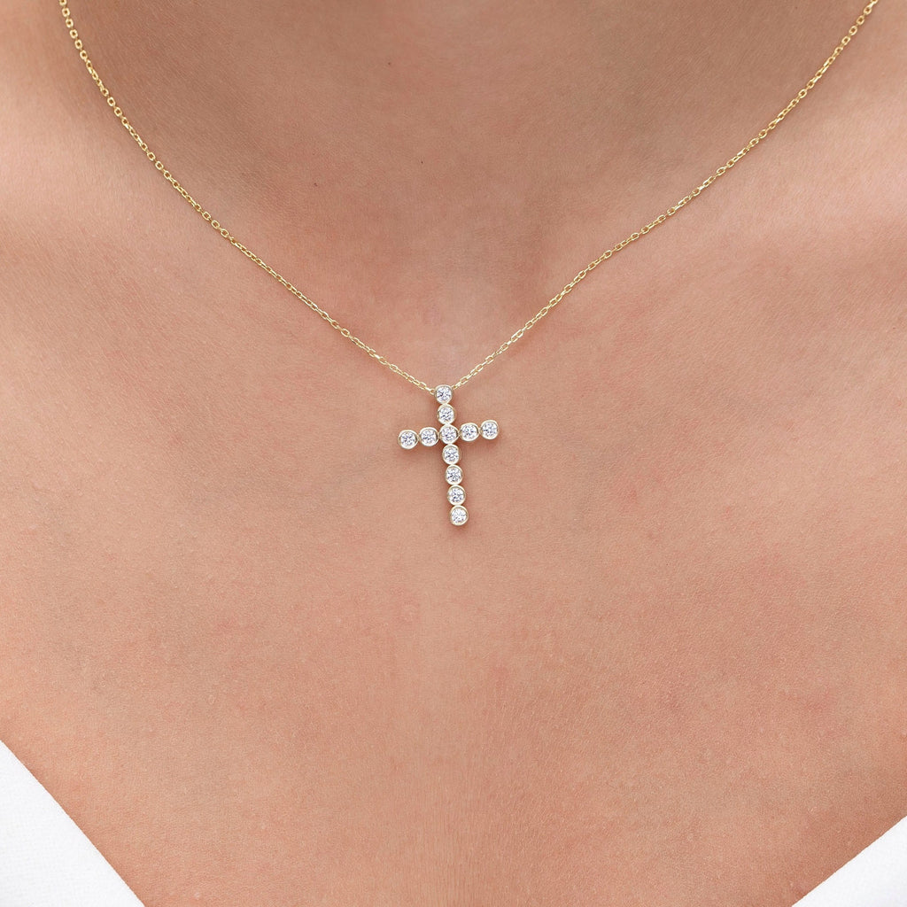 Diamond Cross Necklace