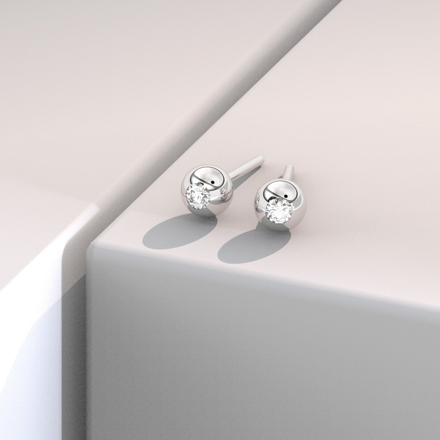 Diamond Star Studs / 14k Gold Diamond Star Earrings / Solitaire Diamond Star Studs / Graduation Gift / Birthday / Anniversary Gift