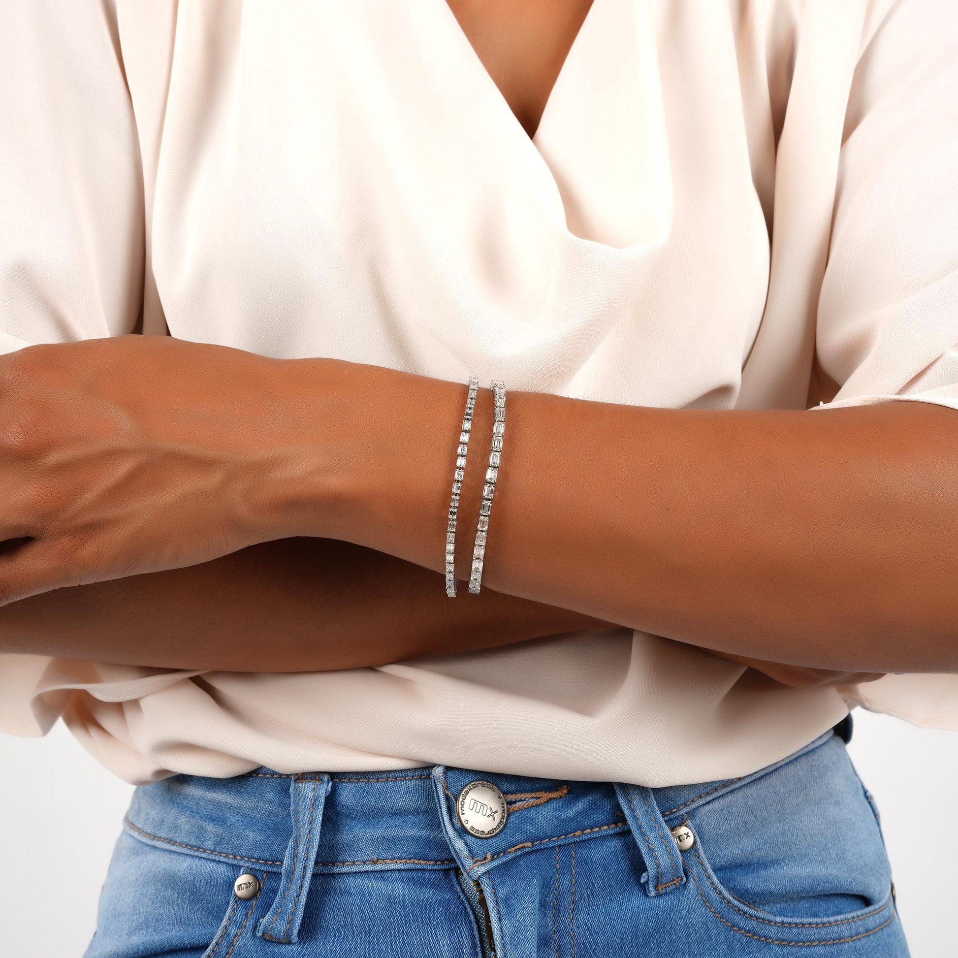 Emerald Cut Tennis Bracele