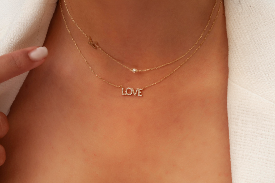 Diamond Love Necklace