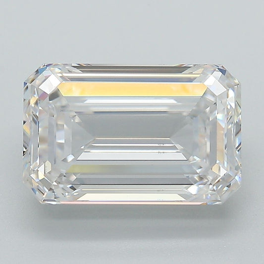5 Carat Emerald Shaped  E - VS1 Clarity IGI Certified Lab Grown Diamond