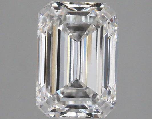 2.07 Carat Emerald Shaped  E - VS1 Clarity IGI Certified Lab Grown Diamond