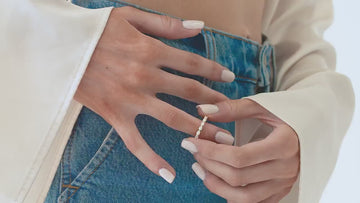 Pear Diamond Wedding Band: 0.90 Ct Half Eternity Ring