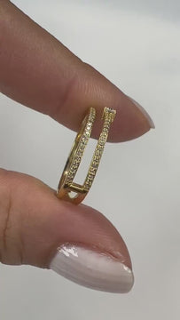 Diamond Wrap Around Stacking Ring / 14k Gold Spiral Diamond Ring / Anniversary Ring / Wedding Band / Bridal Birthday Gift