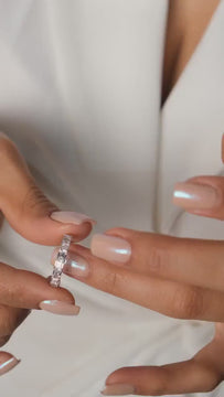 2 CT East West Emerald Diamond Wedding Band / 14k Gold Emerald Diamond Wedding Ring / Diamond Promise Ring / Anniversary Gift