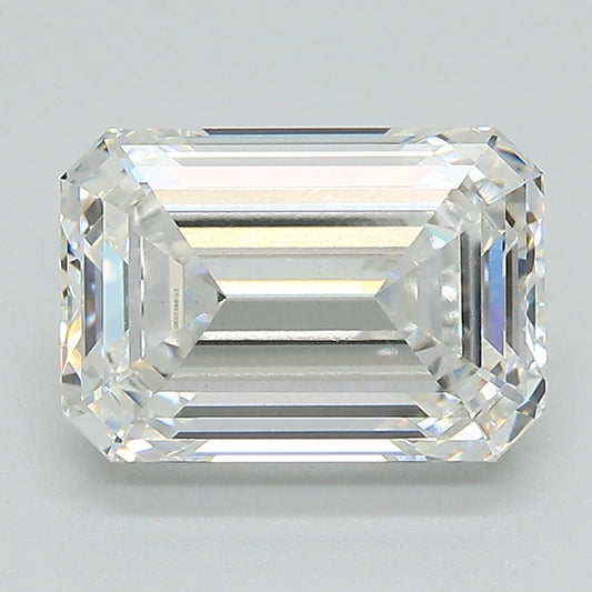 3.05 Carat Emerald Shaped  F - VVS2 Clarity IGI Certified Lab Grown Diamond