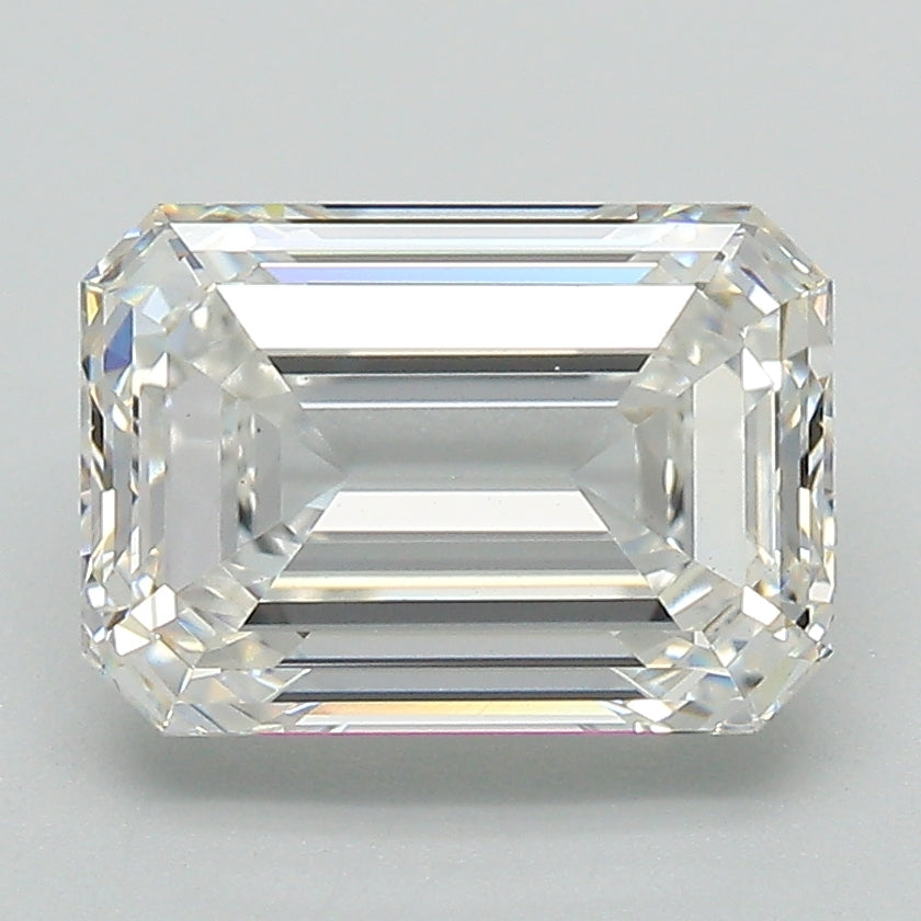 3 Carat Emerald Shaped  F - VS1 Clarity IGI Certified Lab Grown Diamond