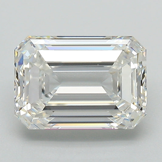 3 Carat Emerald Shaped  F - VS1 Clarity IGI Certified Lab Grown Diamond