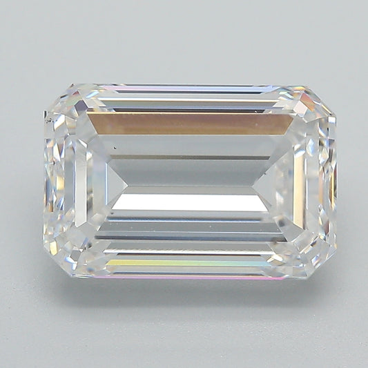 5 Carat Emerald Shaped  F - VS1 Clarity IGI Certified Lab Grown Diamond