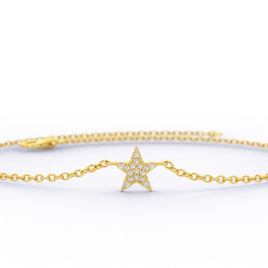 Diamond Star Bracelet