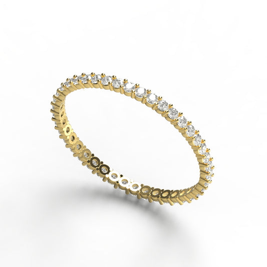 Eternity Diamond Stacking Band