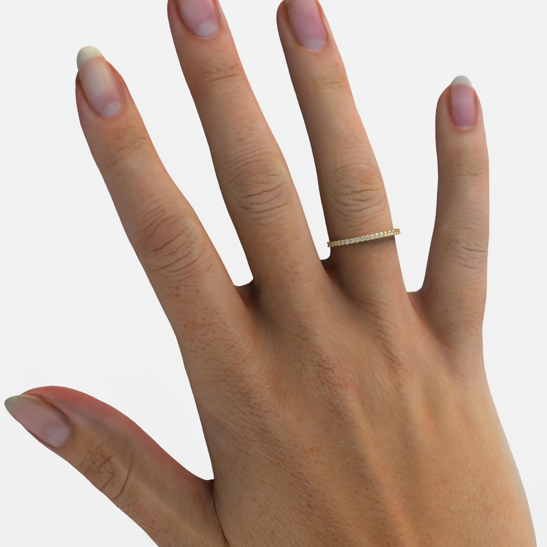 Eternity Diamond Stacking Band