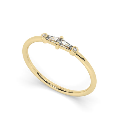Tapered Baguette Diamond Band