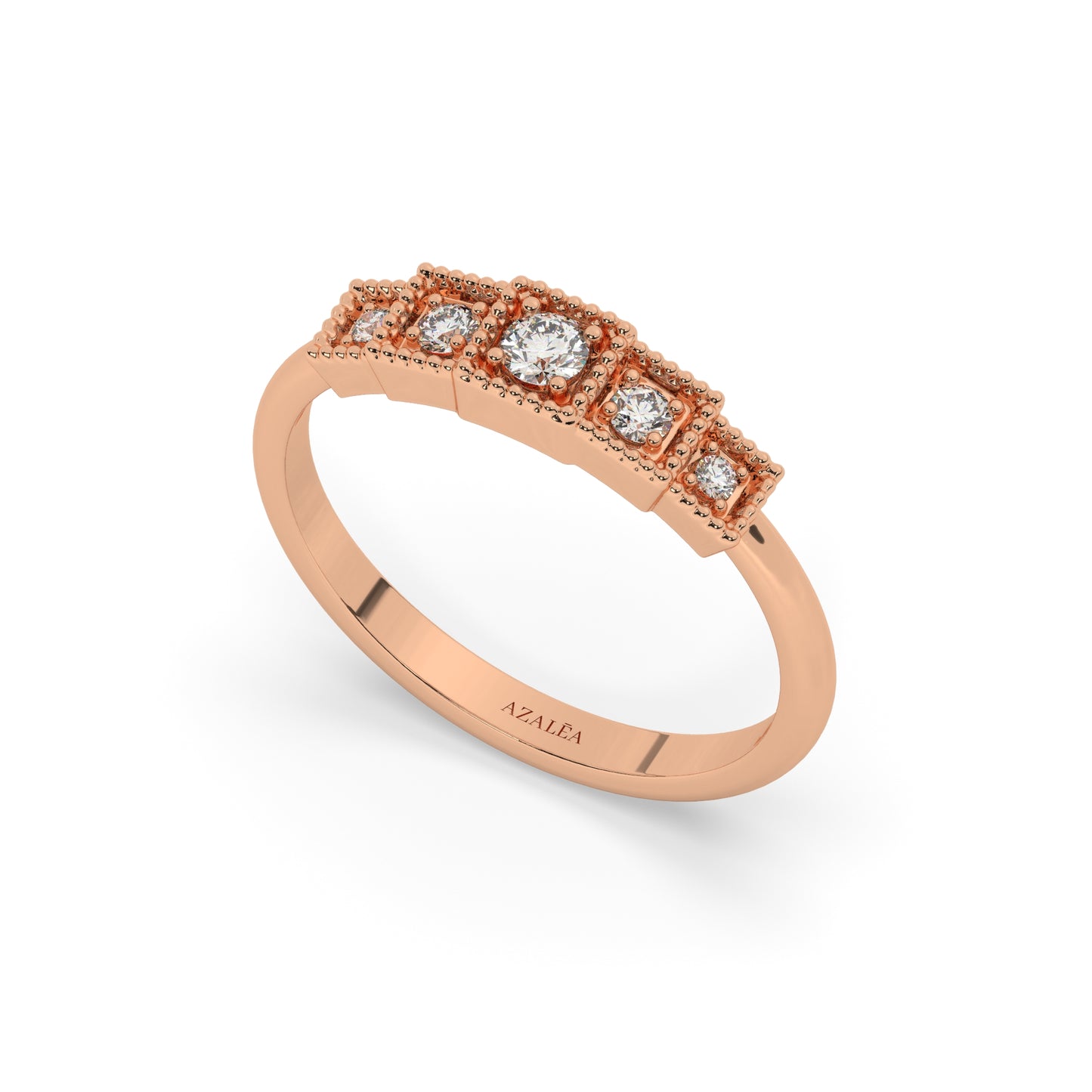 5 Diamond Stacking Ring