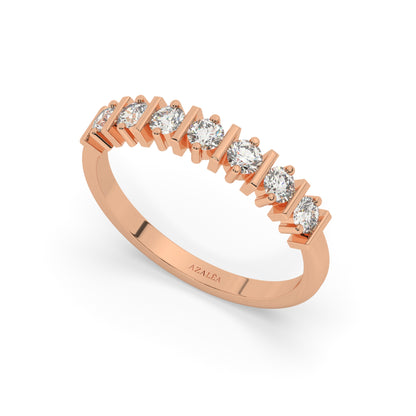Half Eternity Diamond Wedding Band