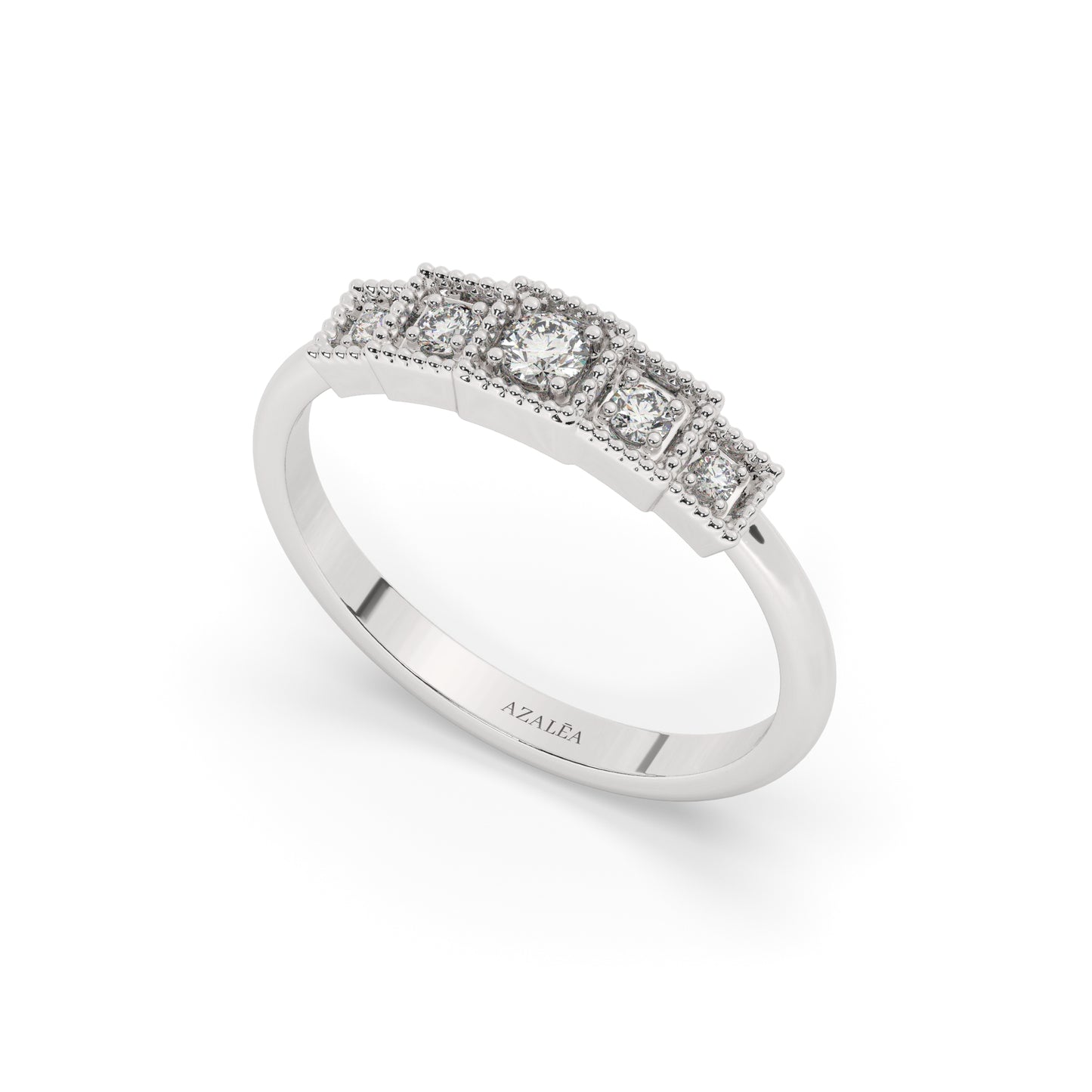 5 Diamond Stacking Ring