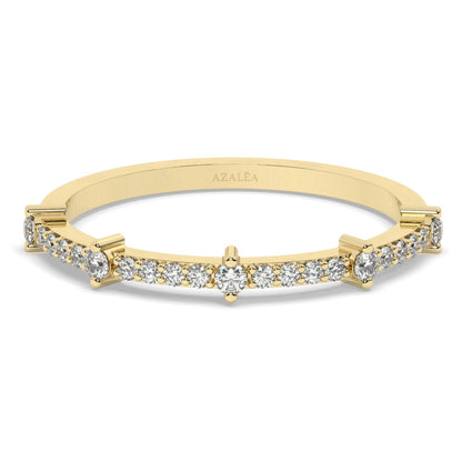 Diamond Stacking Ring