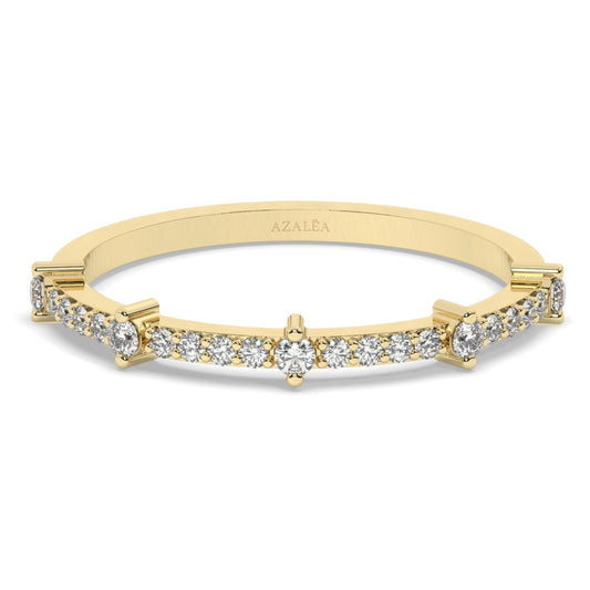 Diamond Stacking Ring