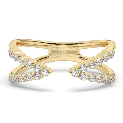 Diamond Cuff Ring