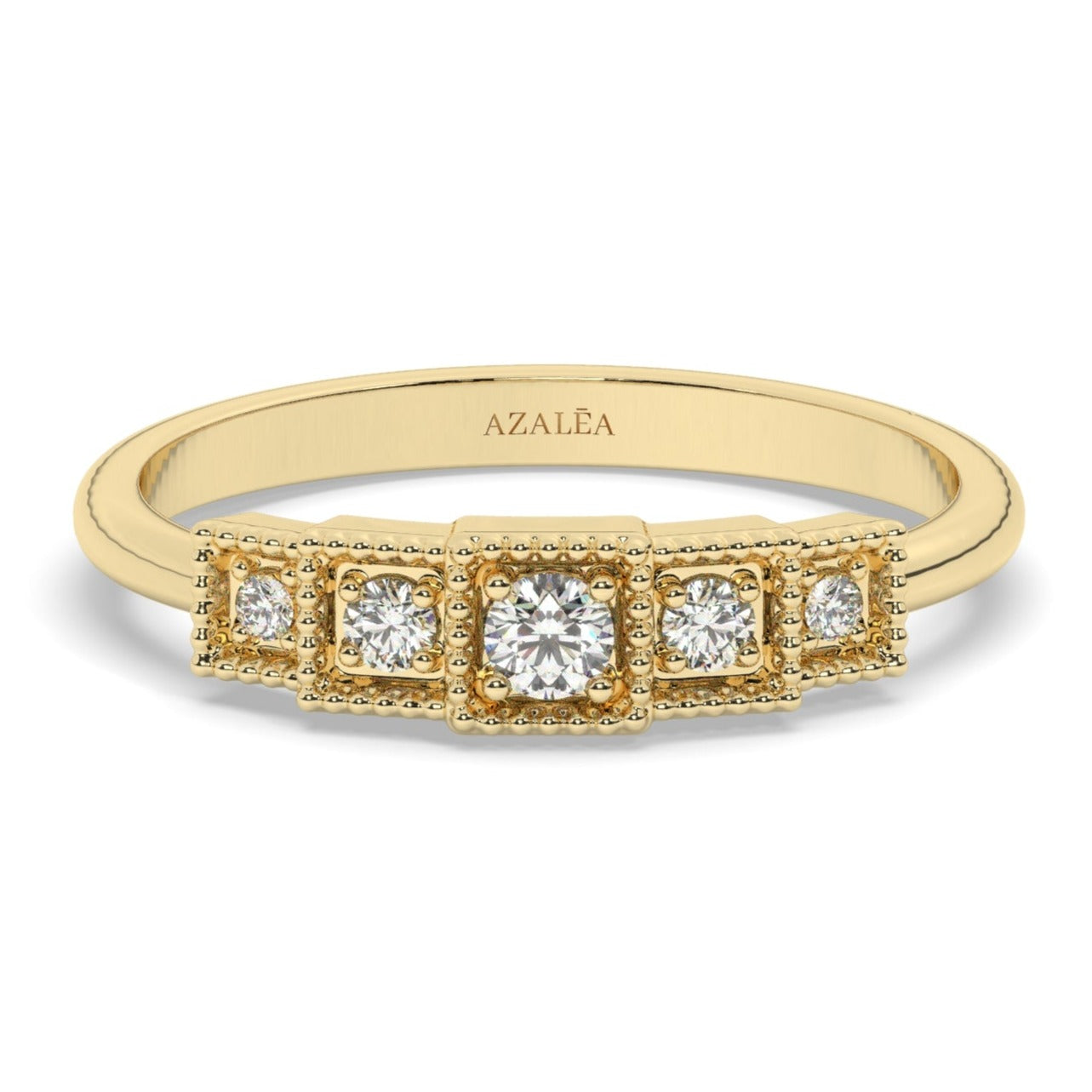 5 Diamond Stacking Ring
