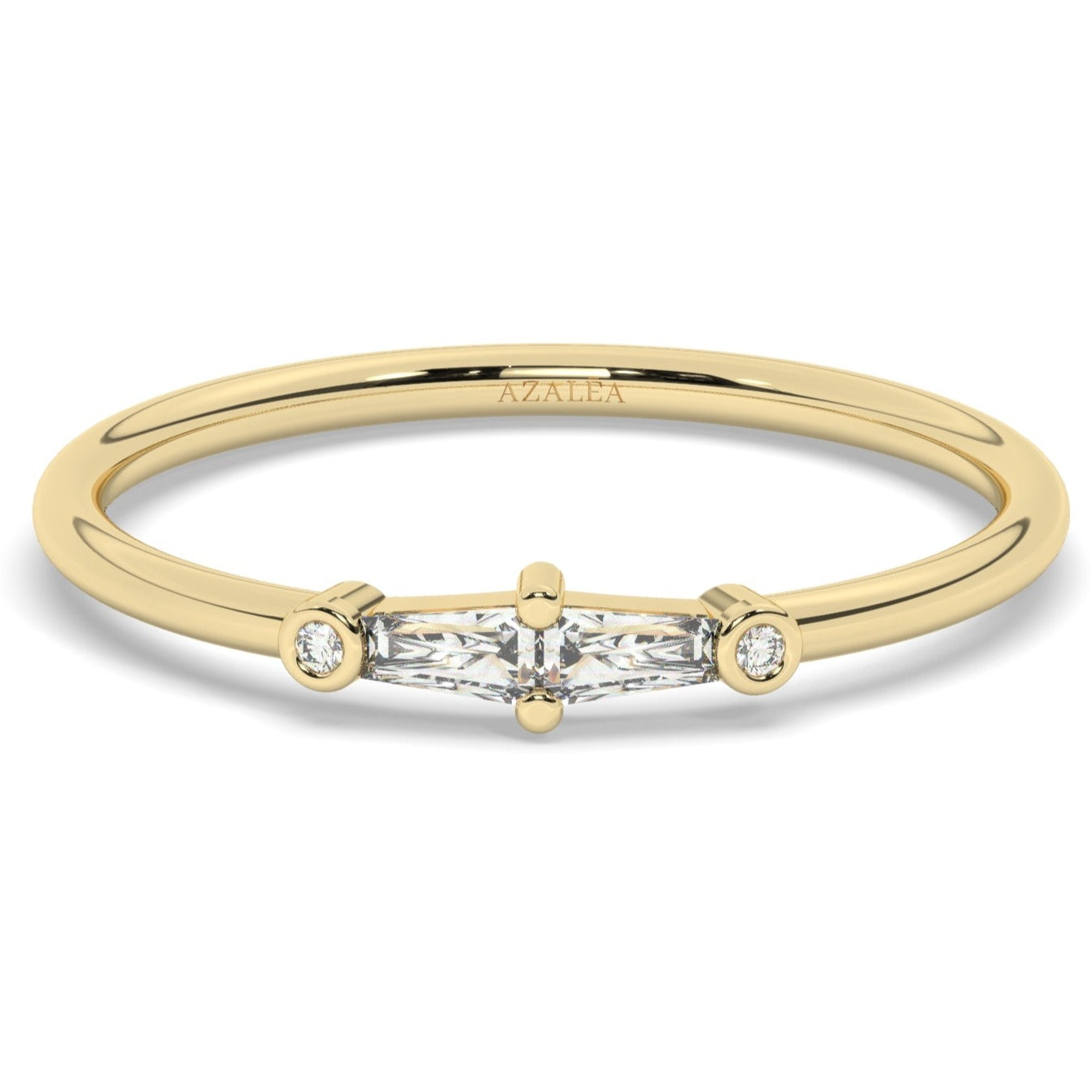 Tapered Baguette Diamond Band
