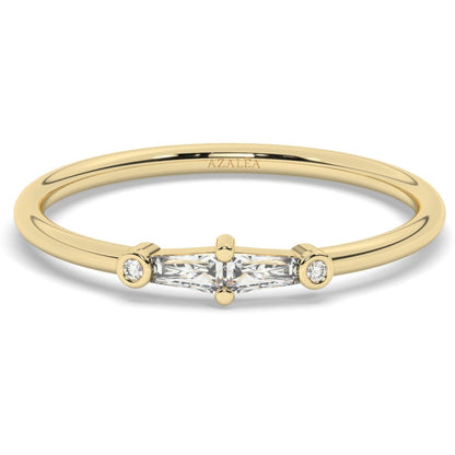 Tapered Baguette Diamond Band