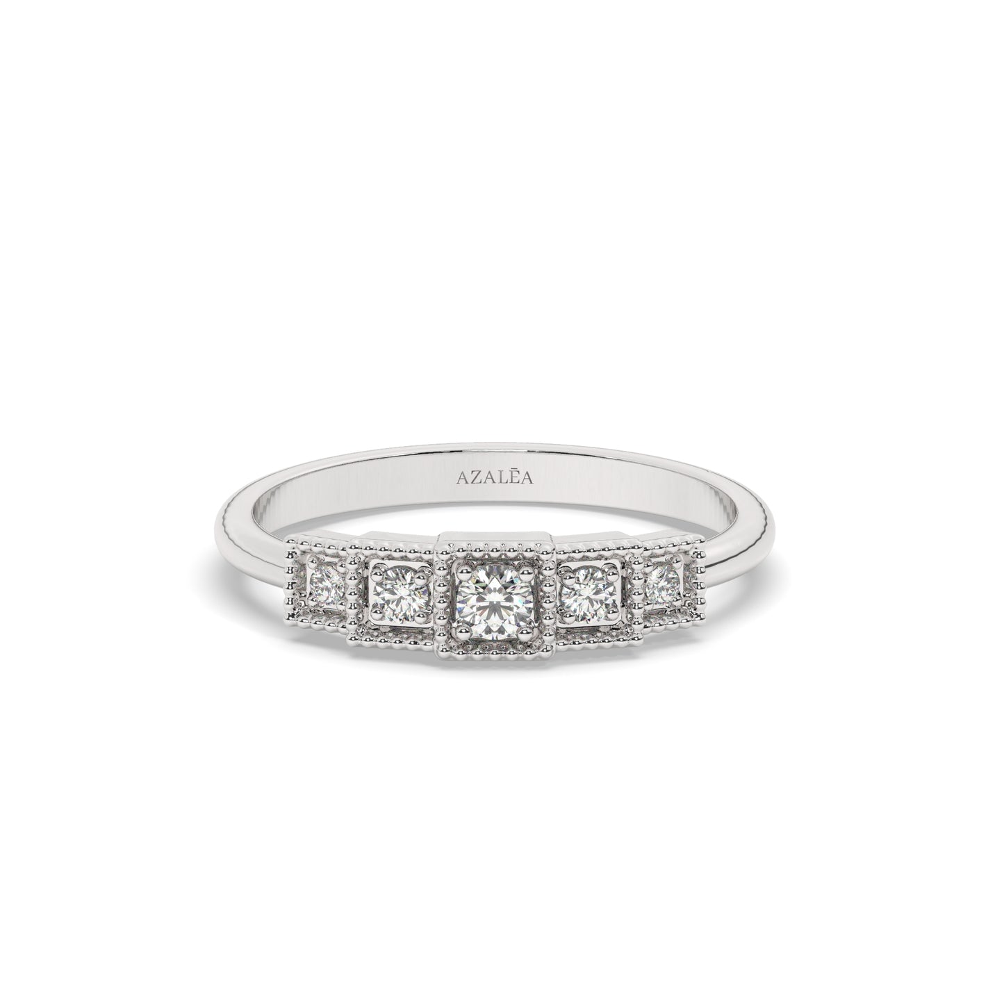 5 Diamond Stacking Ring