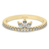 Lotus Marquise and Round Diamond Wedding Ring