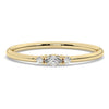 Marquise and Round Diamond Wedding Ring