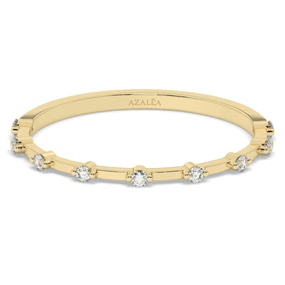9 Diamond Stacking Ring