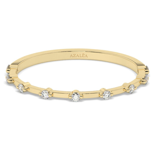 9 Diamond Stacking Ring
