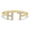 Diamond Initial Ring