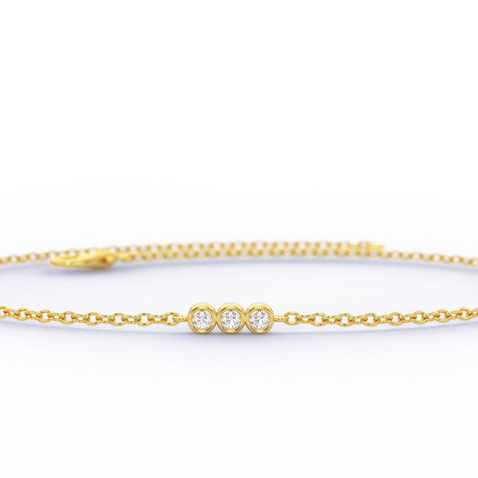 Diamond Bar Bracelet