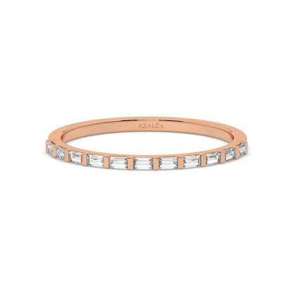 Half Eternity Baguette Diamond Ring