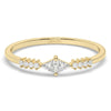 Trillion Diamond Stacking Ring