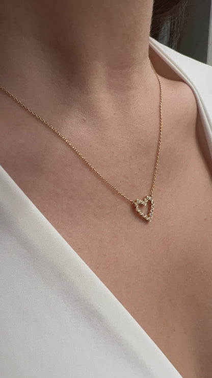 Diamond Heart Necklace
