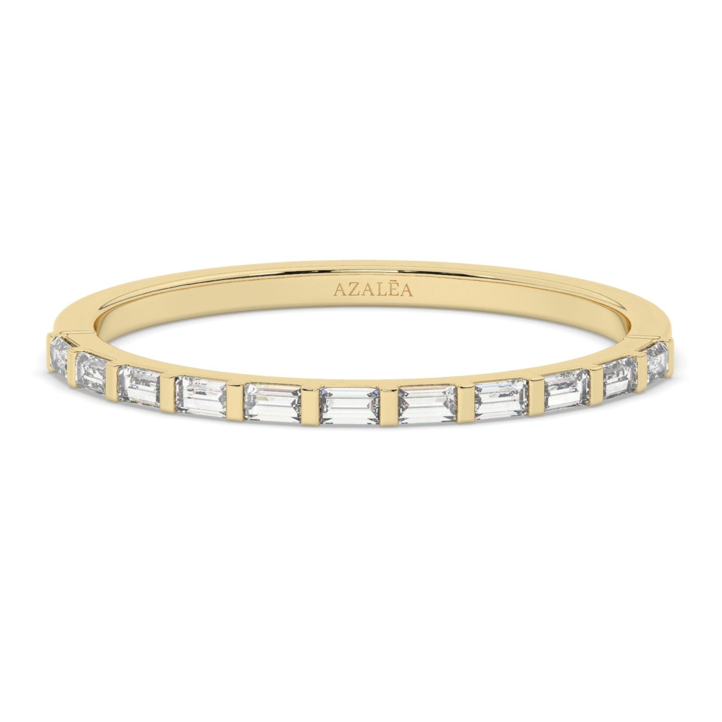 Half Eternity Baguette Diamond Ring