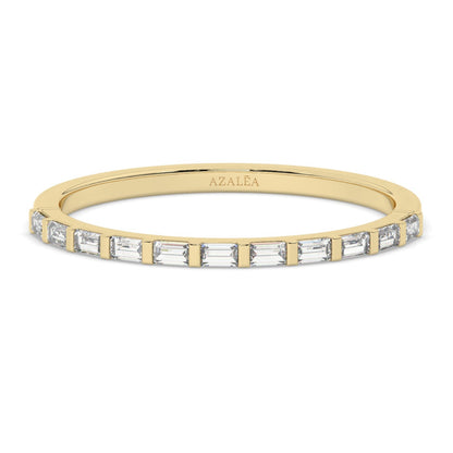 Half Eternity Baguette Diamond Ring
