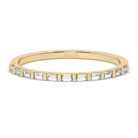 Half Eternity Baguette Diamond Ring
