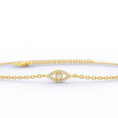 Evil Eye Diamond Bracelet