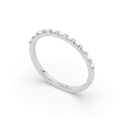 Half Eternity Baguette Diamond Ring