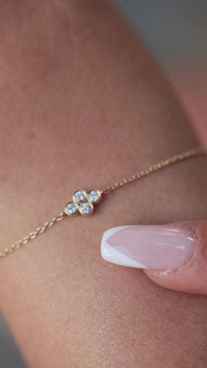 Diamond Bolo Bracelet